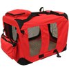 Mool Lightweight Fabric Pet Carrier Crate With Fleece Mat And Food Bag