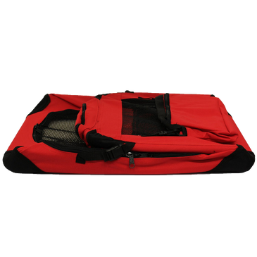 Mool Lightweight Fabric Pet Carrier Crate With Fleece Mat And Food Bag