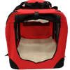 Mool Lightweight Fabric Pet Carrier Crate With Fleece Mat And Food Bag