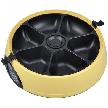 Popamazing 6 Days Cat + Dog + Rabbit Meal Automatic Pet Feeder Auto Dispenser