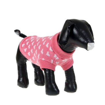 Silvercell Pets Puppy Dogs Clothes Jacket Little Heart Knit Sweater Coat